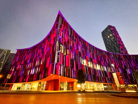 New stadium in Tirana city centerのeditorial素材