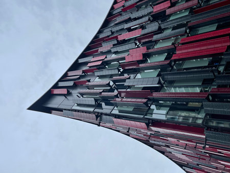 Tirana, Albania - 10 February 2024:: New stadium in Tirana city center