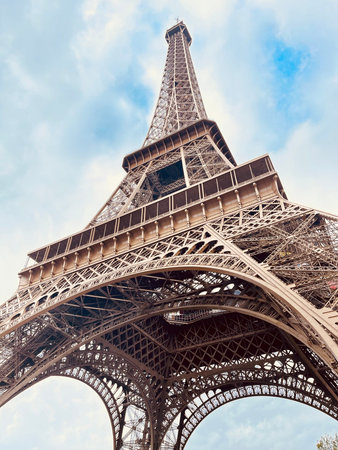 The Eiffel Tower in Paris , France