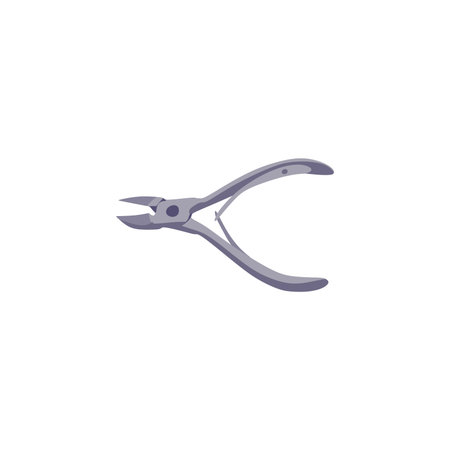 Manicure and pedicure tools for nail care. Vector illustration.のイラスト素材