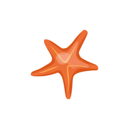 Starfish. Vector illustration in cartoon style.のイラスト素材