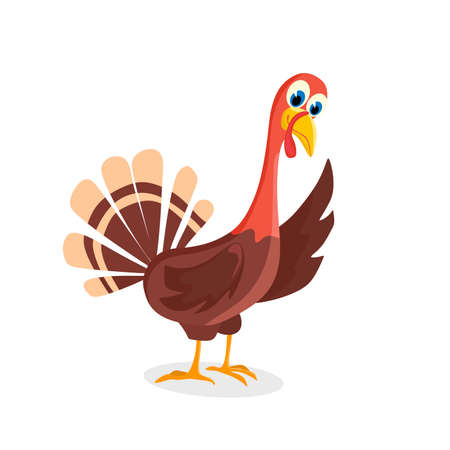 Turkey for Thanksgiving. Vector illustration.のイラスト素材