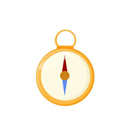 Compass. Vector cartoon minimalistic illustration.のイラスト素材