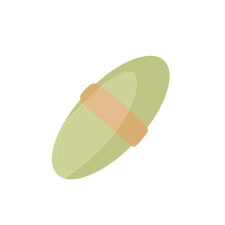 Ecological cosmetic disc. vector illustrationのイラスト素材