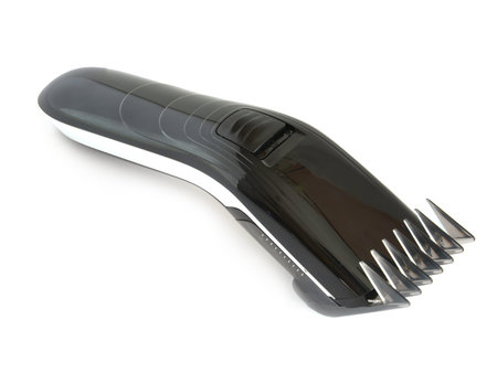 the machine for a hairstyle of hair on a white background