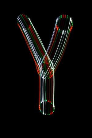 English alphabet. When taking pictures technology was used freeze-light photo.