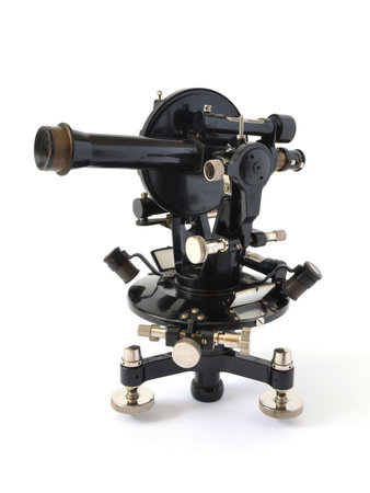old black theodoliteの写真素材