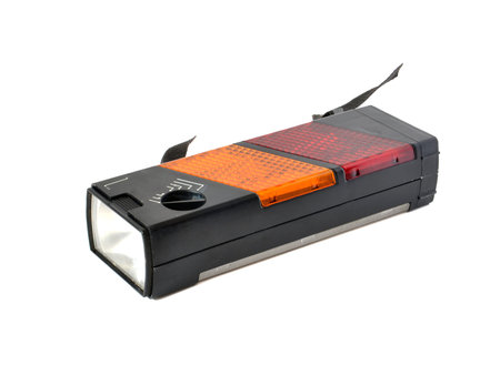 black torch on white background