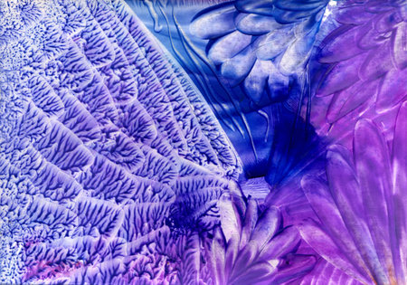 watercolors abstract blue background in the manner of spirals