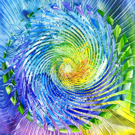 watercolors abstract background in the manner of spirals