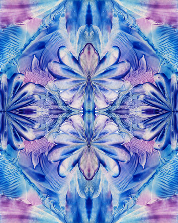 watercolor blue pattern summary repetition as background
