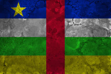 The flag of the Central African Republic was adopted on December 1, 1958. It was designed by Barthelemy Boganda, the first president of the autonomous territory of Oubangui-Chari, who believed that "France and Africa must march together." Thus he combinedの写真素材