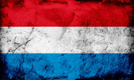 The flag of Luxembourg consists of three horizontal stripes, red, white and blue, and can be in a 1: 2 or 3: 5 ratio. It was first used between 1845 and 1848 and officially adopted on June 23, 1972. Luxembourg had no flag until 1830, when patriots were urの写真素材
