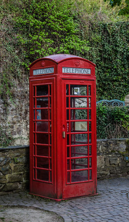 British Telephone Booth in Bad Muenstereifel, Germany