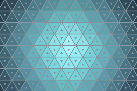 The triangular blue retro backgroundの写真素材