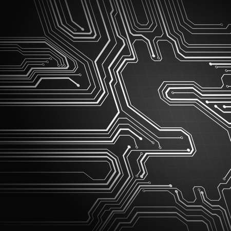 Dollar money business finance chip concept on inclined dark digital background, abstract future technology concept backgroundの写真素材