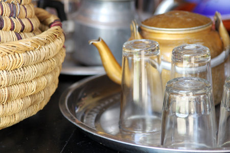 Wicker ware and other dishes