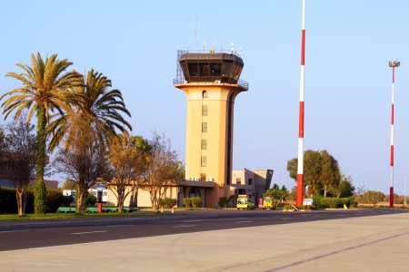 Air traffic control towerの写真素材