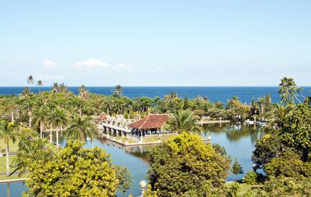Taman Ujung water palace on Baliのeditorial素材