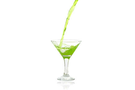 Time to drink fresh juice of kiwi fruitの写真素材