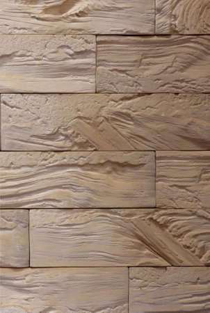 Decorative tile in the form of an artificial stoneの写真素材