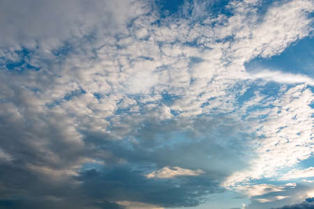 Dark storm clouds before the rain comeの写真素材