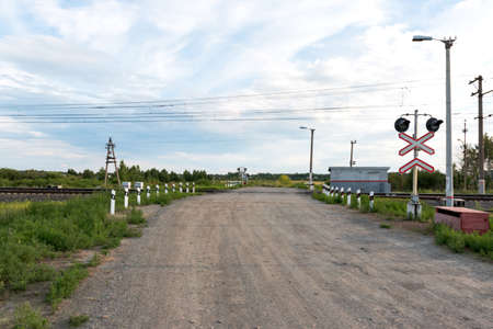 Modern railwayの写真素材