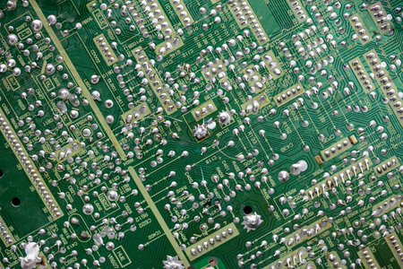 printed circuit board of the electronic deviceの写真素材