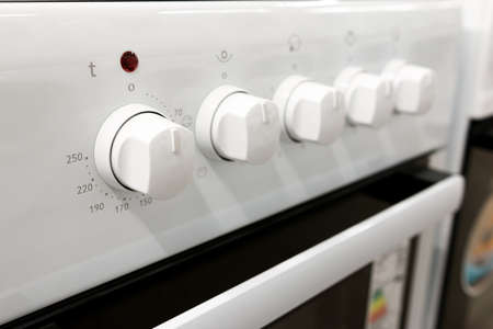 regulator on the control panel of household appliances. details for the advertising designerの写真素材