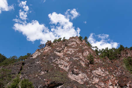 mountain landscape on a clear summer dayの写真素材