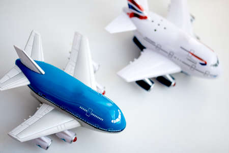 air transportation are economy and business classの写真素材