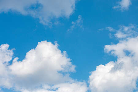 white clouds in the blue sky during the dayの写真素材