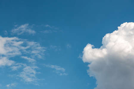 white clouds in the blue sky during the dayの写真素材
