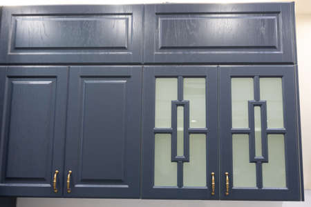 stylish design kitchen, interior modern cabinet for the kitchenの写真素材