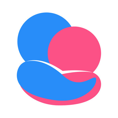 Abstract illustration depicting two people huggingのイラスト素材