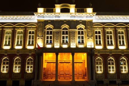 Old Post Office Building from Eminonu Istanbulのeditorial素材