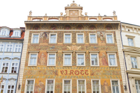 Old Building from Prague, Czech Republicのeditorial素材