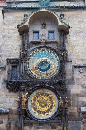 Prague Astronomical Clock, Czech Republicの写真素材