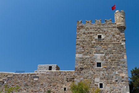 Bodrum Castle from Mugla, Turkeyのeditorial素材