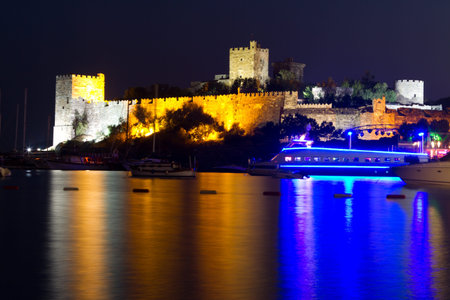 Bodrum Castle from Mugla, Turkeyのeditorial素材