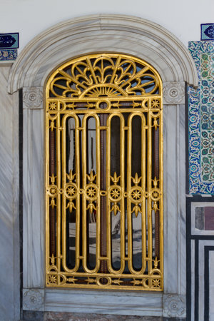 A Window from Topkapi Palaceのeditorial素材