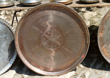 Old traditional Trayの写真素材