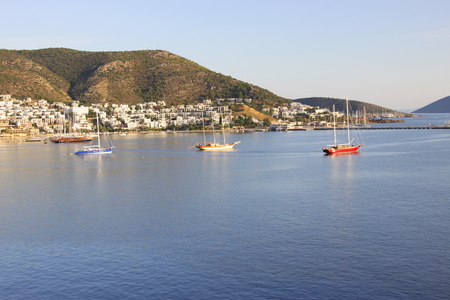 Bodrum Town from Mugla, Turkeyの写真素材