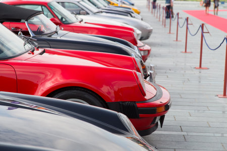 ISTANBUL, TURKEY - JUNE 07, 2014: Sport Cars in Istanbul Concours d'Elegance. Concours d'Elegance...