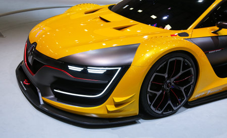 ISTANBUL, TURKEY - MAY 21, 2015: Renault Sport RS1 in Istanbul Autoshow 2015のeditorial素材
