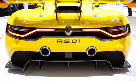 ISTANBUL, TURKEY - MAY 21, 2015: Renault Sport RS1 in Istanbul Autoshow 2015のeditorial素材
