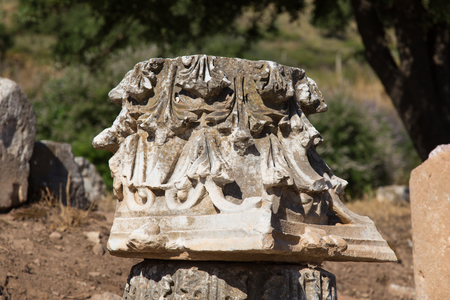 Architectural Order in Ephesus Ancient City, Izmir, Turkeyの写真素材