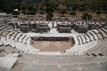 Theater of Ephesus Ancient City in Izmir, Turkey