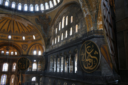 Hagia Sophia museum in Istanbul City, Turkeyのeditorial素材