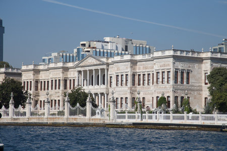 Dolmabahce Palace in Besiktas, Istanbul City, Turkeyのeditorial素材